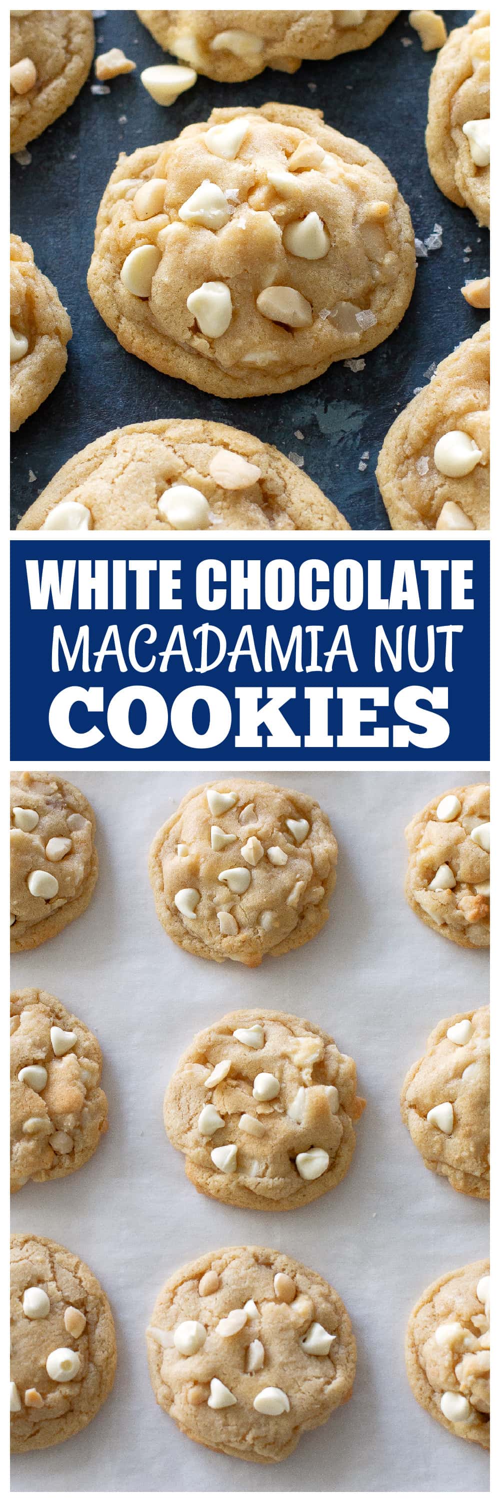 Biscuits au chocolat blanc et aux noix de macadamia